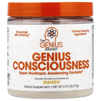 Genius Consciousness, манго, 2.72 oz (77 g)