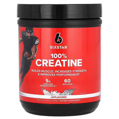 100% Creatine Monohydrate, Unflavored, 10.58 oz (300 g)