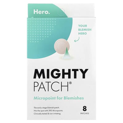 Mighty Patch®, микроиглы от прыщей, 8 патчей