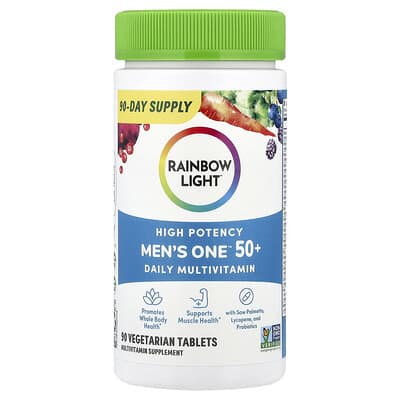 Мужские ежедневные мультивитамины One™ 50+ High Potency, 90 вегетарианских таблеток
