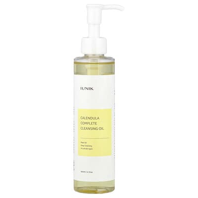 iUNIK очищающее масло для всех типов кожи, календула, 6.7 fl oz (200 ml)