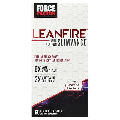 LeanFire® with Next-Gen Slimvance®, 60 Vegetable Capsules
