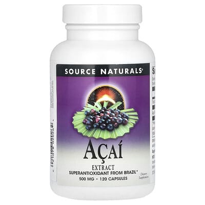 Экстракт асаи, 500 mg, 120 капсул
