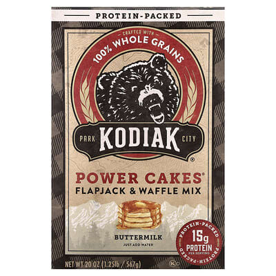 Power Cakes®, смесь для блинов и вафель, Buttermilk, 20 oz (567 g)