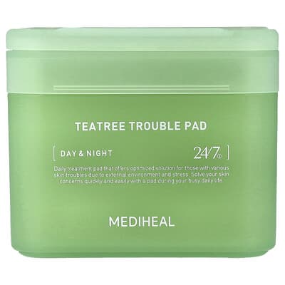 Очищающие диски для лица Tea Tree Trouble Pad, 100 шт, 5.74 fl oz (170 ml)