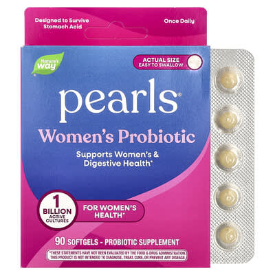 Pearls® Женский пробиотик, 90 мягких капсул