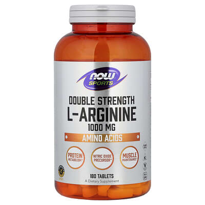 L-Аргинин Sports, 1,000 mg, 180 таблеток