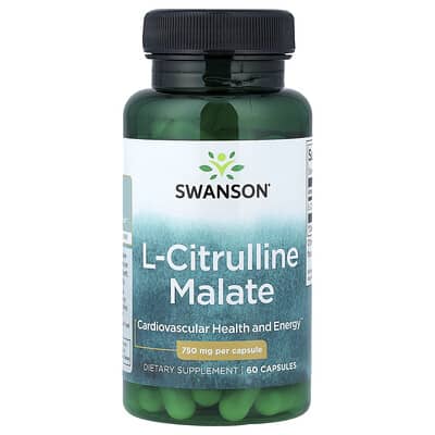 L-Citrulline Malate, 750 mg, 60 капсул