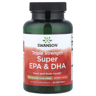 Super EPA & DHA, 900 mg, 60 мягких капсул