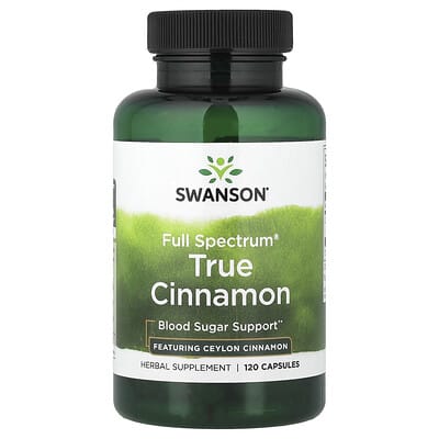 Full Spectrum® True Cinnamon, 120 Capsules (300 mg per Capsule)