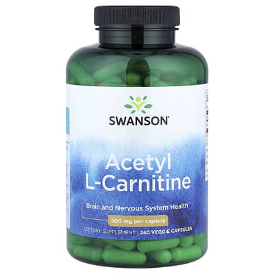 Acetyl L-Carnitine, 500 mg, 240 вегетарианских капсул