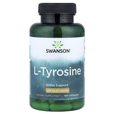 L-Tyrosine, 500 mg, 100 капсул