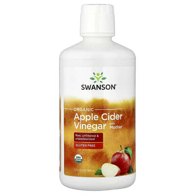 Organic Apple Cider Vinegar with Mother, 32 fl oz (946 ml)