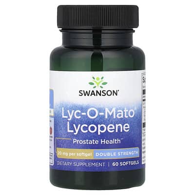 Swanson Vitamins Lyc-O-Mato® ликопин 20 mg 60 мягких капсул