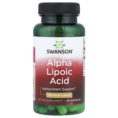 Альфа-липоевая кислота, 600 mg, 60 капсул