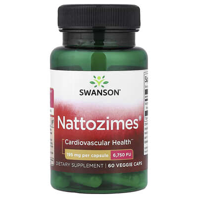 Nattozimes®, 195 mg, 60 вегетарианских капсул