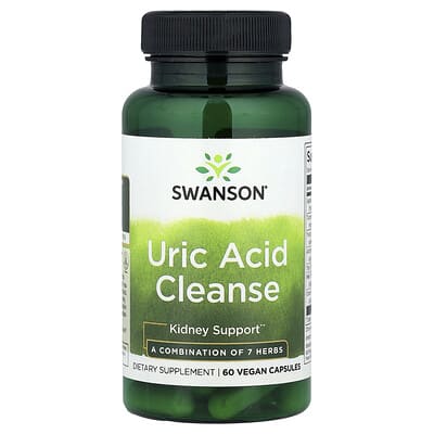 Uric Acid Cleanse, 60 веганских капсул