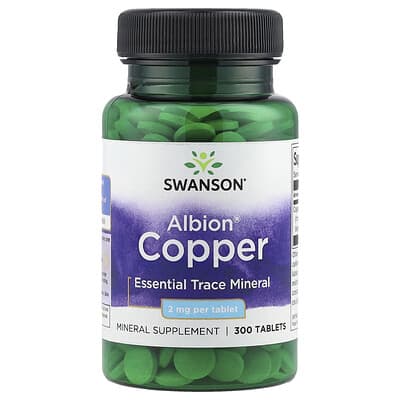 Albion® Copper, 2 mg, 300 таблеток
