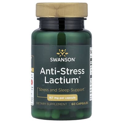 Swanson Vitamins Anti-Stress Lactium®, 167 mg, 60 капсул
