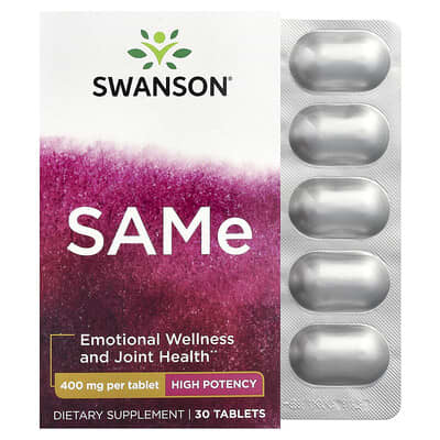 SAMe, 400 mg, 30 таблеток