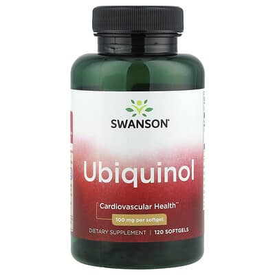 Ubiquinol, 100 mg, 120 мягких капсул