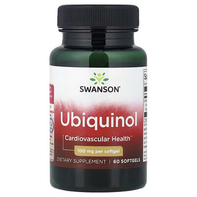 Ubiquinol, 100 mg, 60 мягких капсул