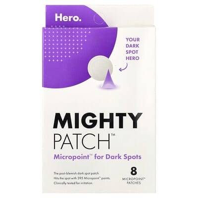 Mighty Patch™, Micropoint™ от темных пятен, 8 патчей