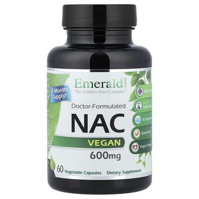 NAC, 600 mg, 60 растительных капсул
