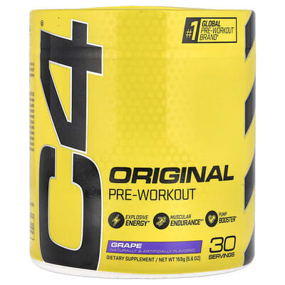 C4® Original Pre-Workout, Grape, 5.6 oz (159 g)