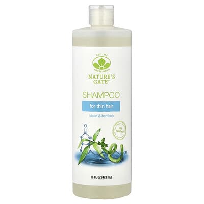 (Nature's Gate), Biotin & Bamboo Shampoo for Thin Hair, 16 fl oz (473 ml)