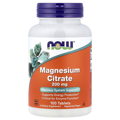 Цитрат магния, 200 mg, 100 таблеток