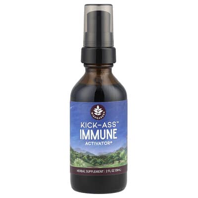 WishGarden Herbs Kick-Ass™ Immune, активатор, 2 fl oz (59 ml)