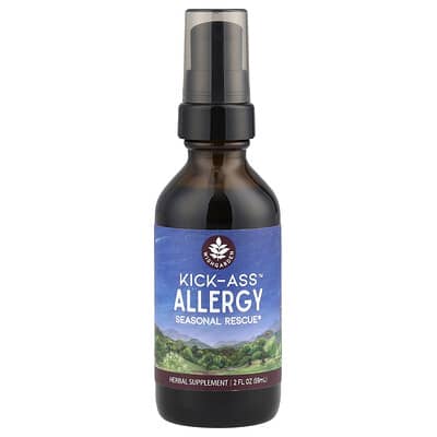 WishGarden Herbs Kick-Ass™ Allergy, сезонное средство, 2 fl oz (59 ml)