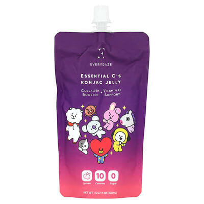 Желе Konjac Essential C's, личи, 5.07 fl oz (150 ml)