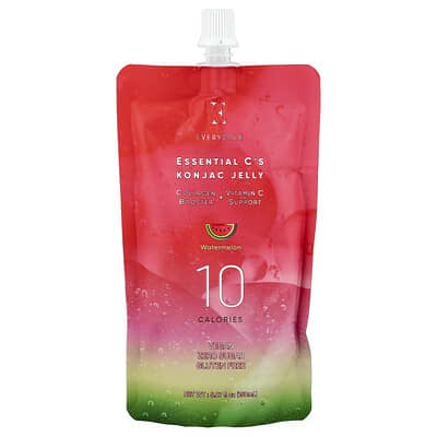 Everydaze Essential C's Konjac Jelly, арбуз, 5.07 fl oz (150 ml)