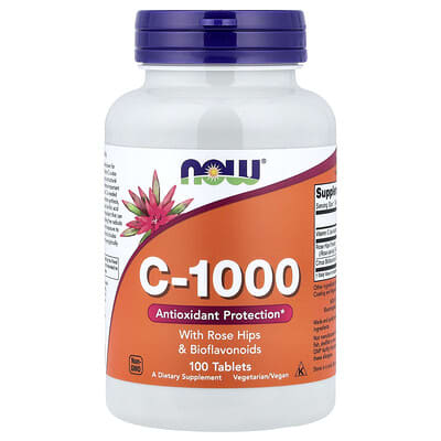 C-1000, with Rose Hips & Bioflavonoids, 100 Tablets