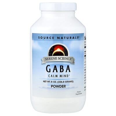 Source Naturals Serene Science®, порошок GABA, 8 oz (226.8 g)