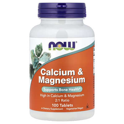 Calcium & Magnesium, 100 Tablets