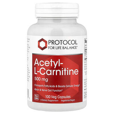 Protocol for Life Balance Acetyl-L-Carnitine, 100 капсул