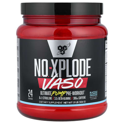 No-Xplode® VASO, Ultimate Pump Pre-Workout, Razzle Dazzle, 1.11 lb (504 g)