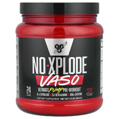 No-Xplode® VASO, Ultimate Pump Pre-Workout, Jungle Juice, 1.11 lb (504 g)
