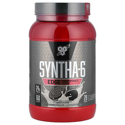 BSN Syntha-6 Edge®, протеиновый напиток, Cookies & Cream, 2.47 lb (1.12 kg)