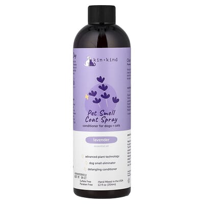 Спрей-кондиционер для животных Pet Smell Coat Spray, Lavender, 12 fl oz (354 ml)