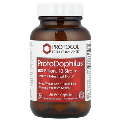 ProtoDophilus™, 100 миллиардов, 30 вегетарианских капсул
