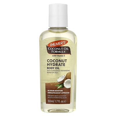 Coconut Oil Formula® with Vitamin E, Coconut Hydrate Body Oil, 1.7 fl oz (50 ml)