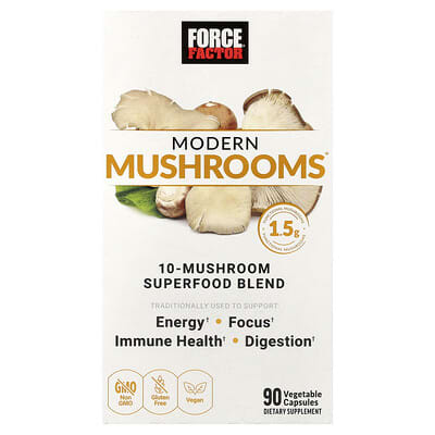 Force Factor Modern Mushrooms®, 90 растительных капсул