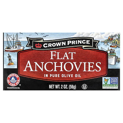 Анчоусы Crown Prince Natural In Pure Olive Oil 2 oz (56 g)