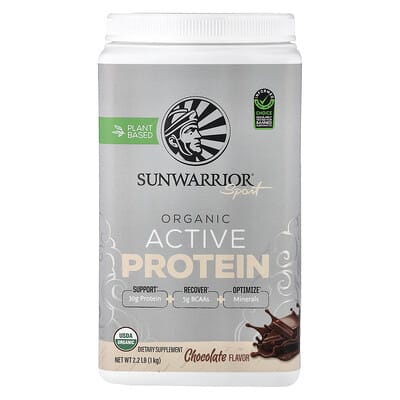 Sport, Organic Active Protein, Chocolate, 2.2 lb (1 kg)
