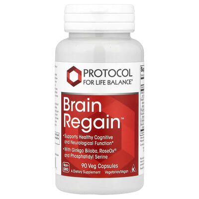 Brain Regain™, 90 вегетарианских капсул
