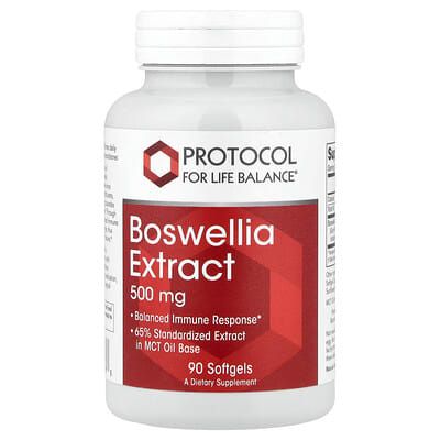 Экстракт Boswellia, 500 mg, 90 Softgels